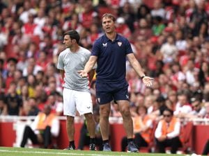Sevilla manager Julen Lopetegui reacts during the Emirates Cup final at the Emirates Stadium, London. Picture date: Saturday July 30, 2022..