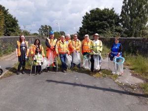 Over 220 bags of litter were collected by volunteers
