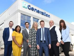 Lisa Bond – director of sales (retail); John Bowen – managing director, Andy Street, Mayor of the West Midlands; Caroline Cronin-Brunt, chief executive; Tom Hollinshead – director of marketing and communications; Dina Mistry, director of major accounts and Andrew Cox, of Hawkins Hatton.