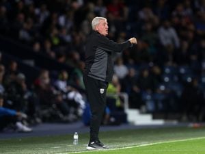 Steve Bruce during the Sky Bet Championship between West Bromwich Albion and Birmingham City at The Hawthorns on September 14, 2022 in West Bromwich, United Kingdom. (Photo by Adam Fradgley/West Bromwich Albion FC via Getty Images).