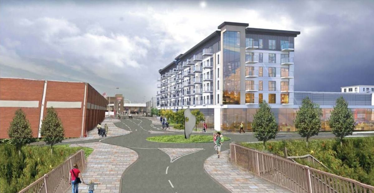An artist impression of the proposed Portersfield development in Dudley. Photo: Avenbury (Dudley) Ltd