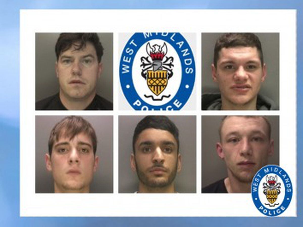 Members of a Black Country car theft gang. Photo: West Midlands Police