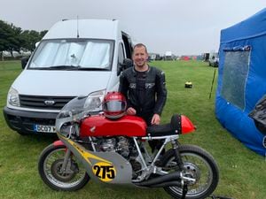 Lloyd was all smiles after claiming the title at Cadwell Park