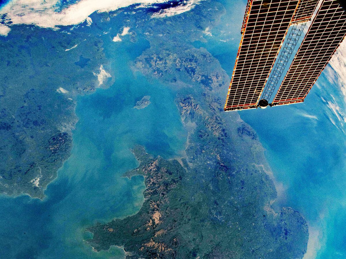 UK viewed from the ISS