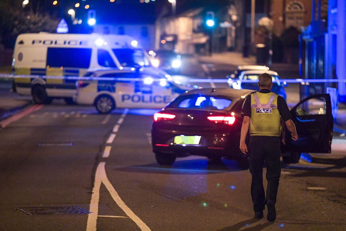 The man is thought to have been shot elsewhere before driving to Upper High Street. Photo: SnapperSK