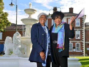Beverley Knight's mother, Deloris Smith, with Sir Lenny Henry's sister, Kay Hinton