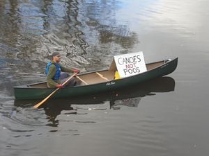 Up Sewage Creek campaigners unhappy about sewage being discharged into the River Severn