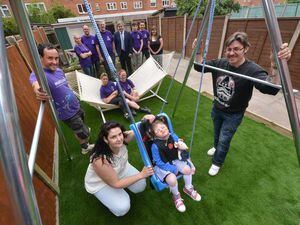 We can now enjoy garden with our Lilee - Volunteers create garden for Wolverhampton family