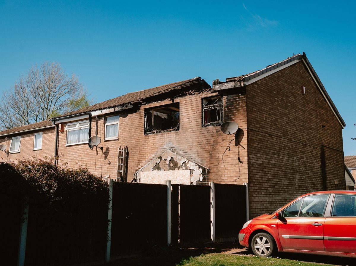 Around 80 per cent of the house was involved in the explosion in New Street on Monday