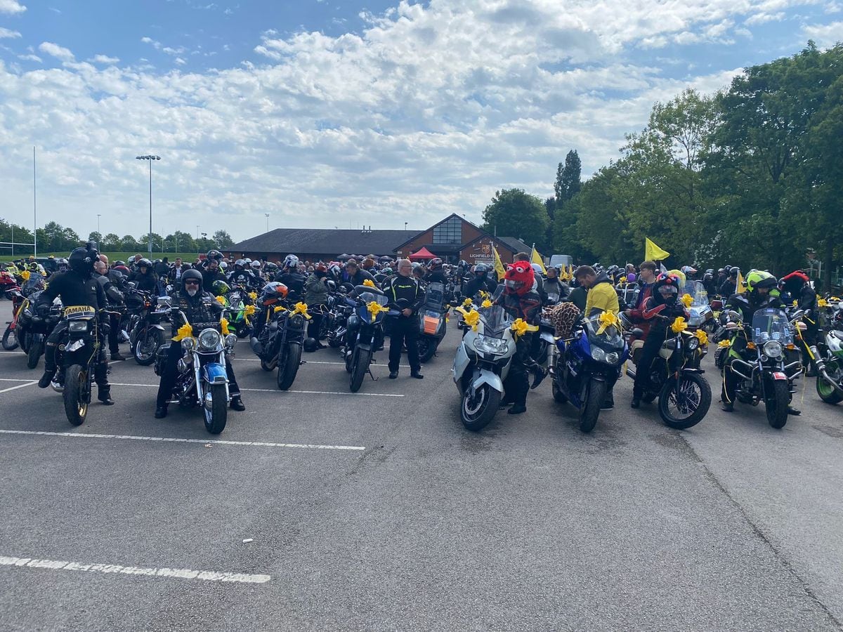 There was an incredible turnout for the rideout 