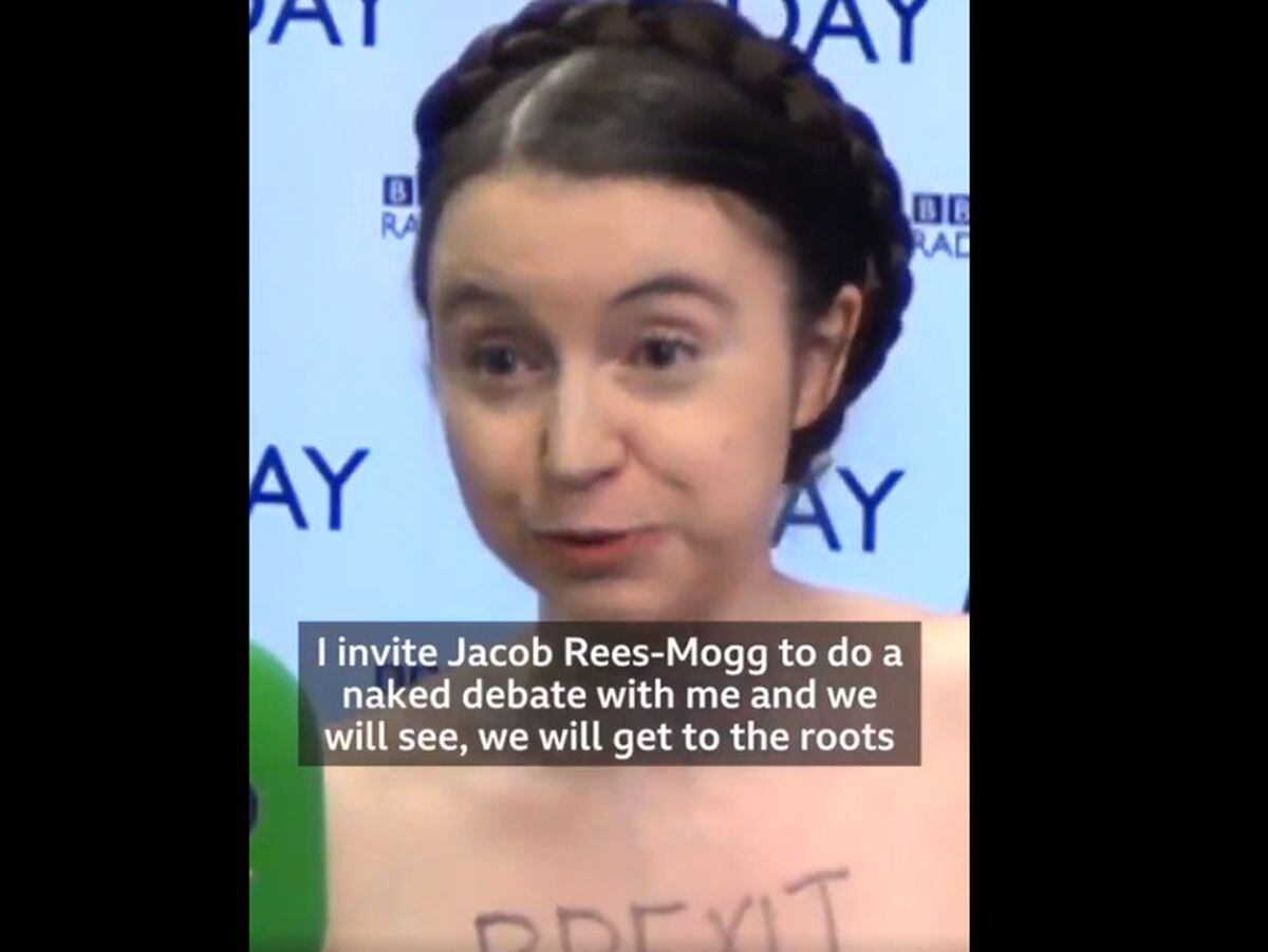 Jacob Rees-Mogg encouraged to get naked for Brexit debate 