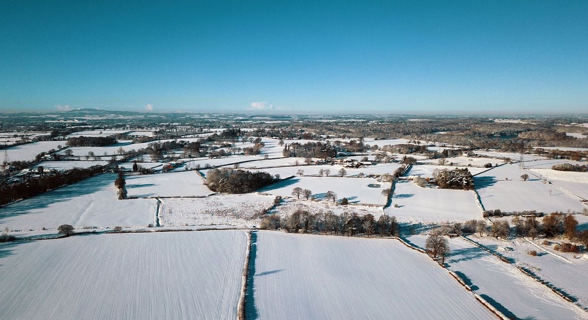 Codsall from the skies by Andy Gubby
