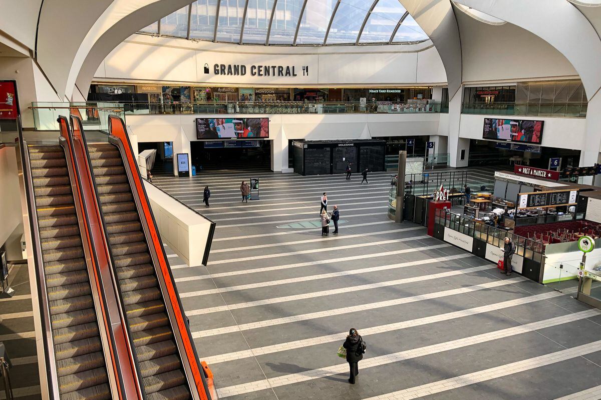 Grand Centre will sits above New Street Station has been quiet