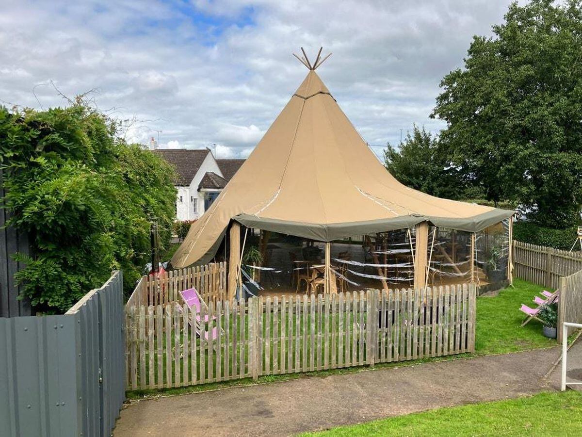 Pub asks for permission to keep teepee for events 