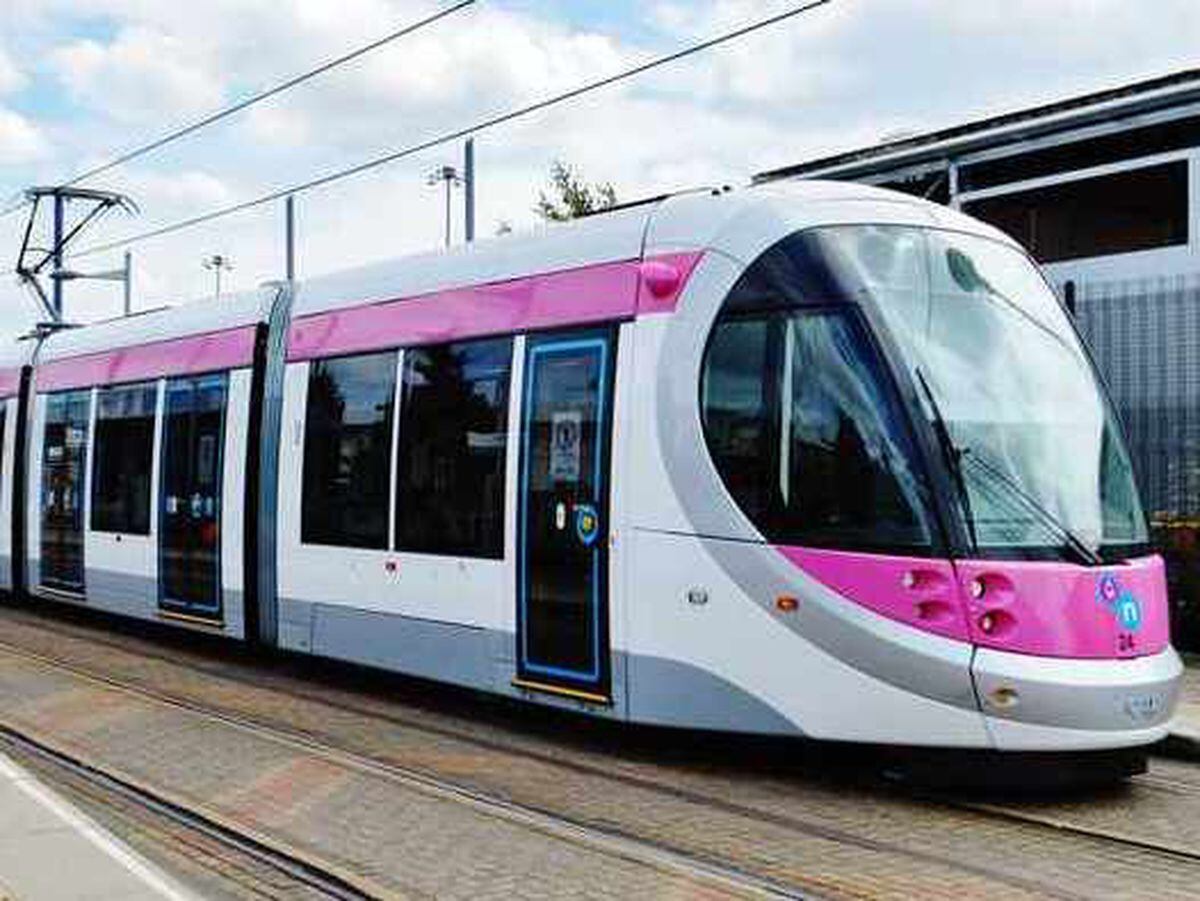 A 19-year-old man died after being hit by a Midland Metro tram