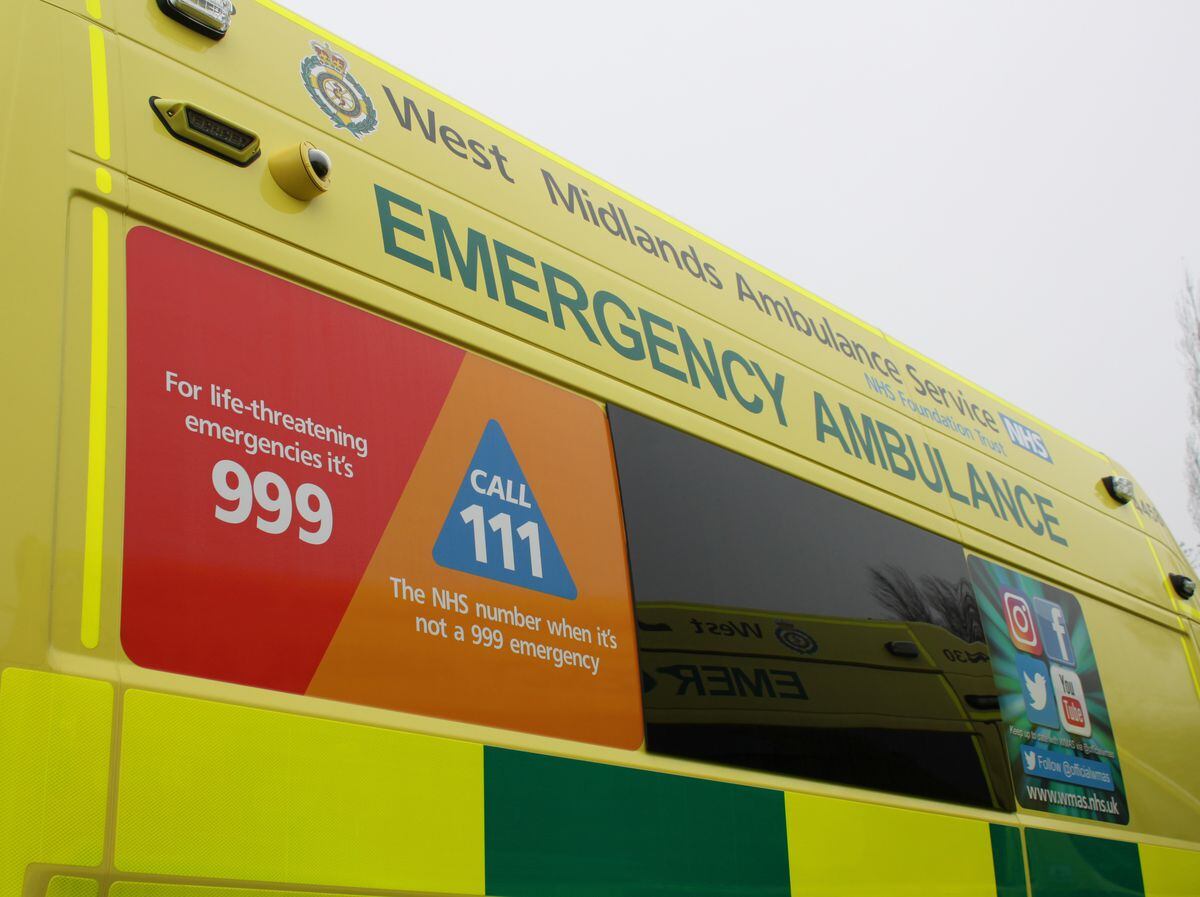 A man was taken to Sandwell General Hospital after the crash