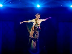 Fergus Edwards as Peter Pan. Photo: Jonathan Hipkiss Photography.