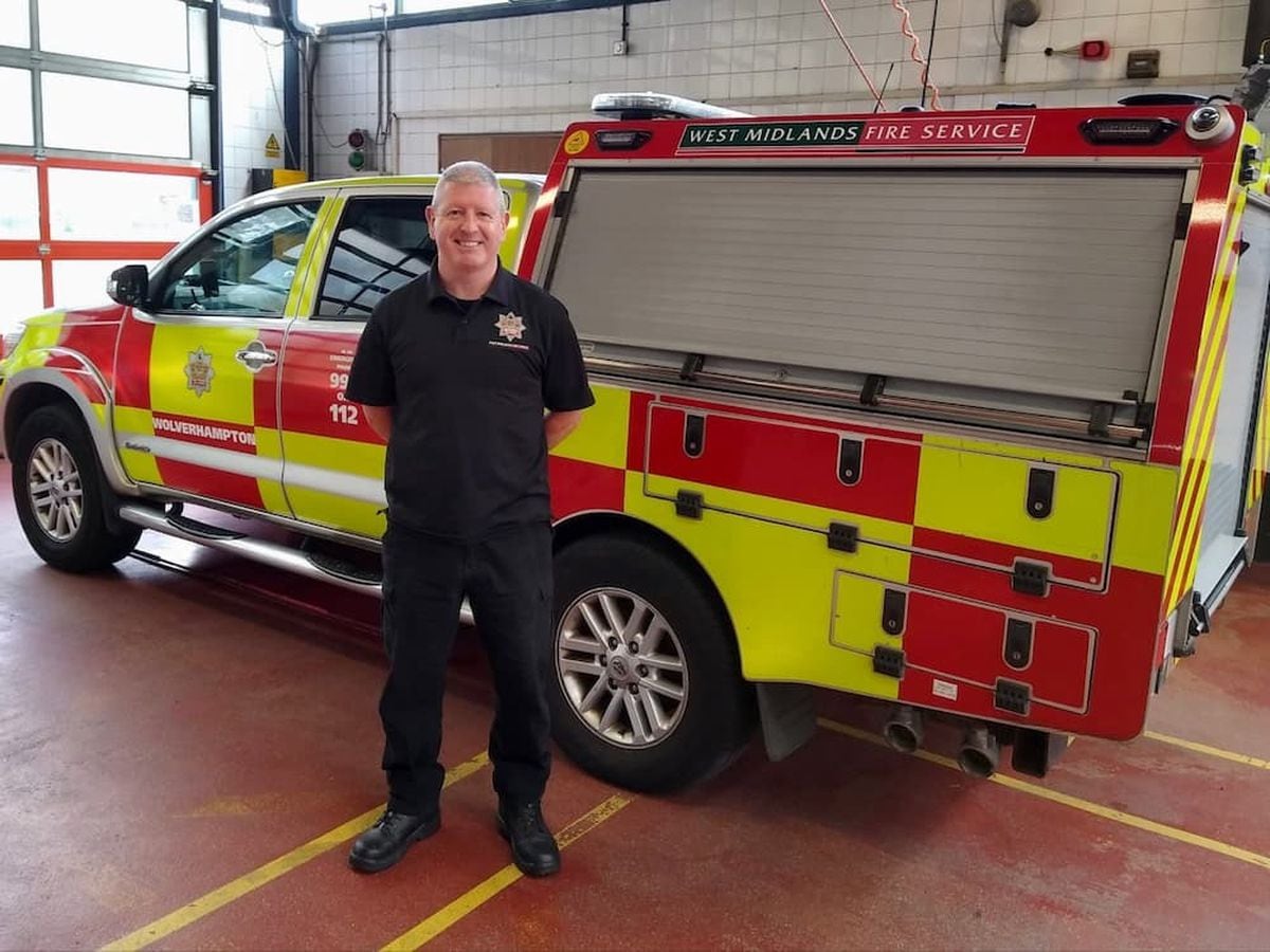Phil King underwent hyperbaric oxygen therapy to treat his Long Covid.  Photo: West Midlands Fire Service.