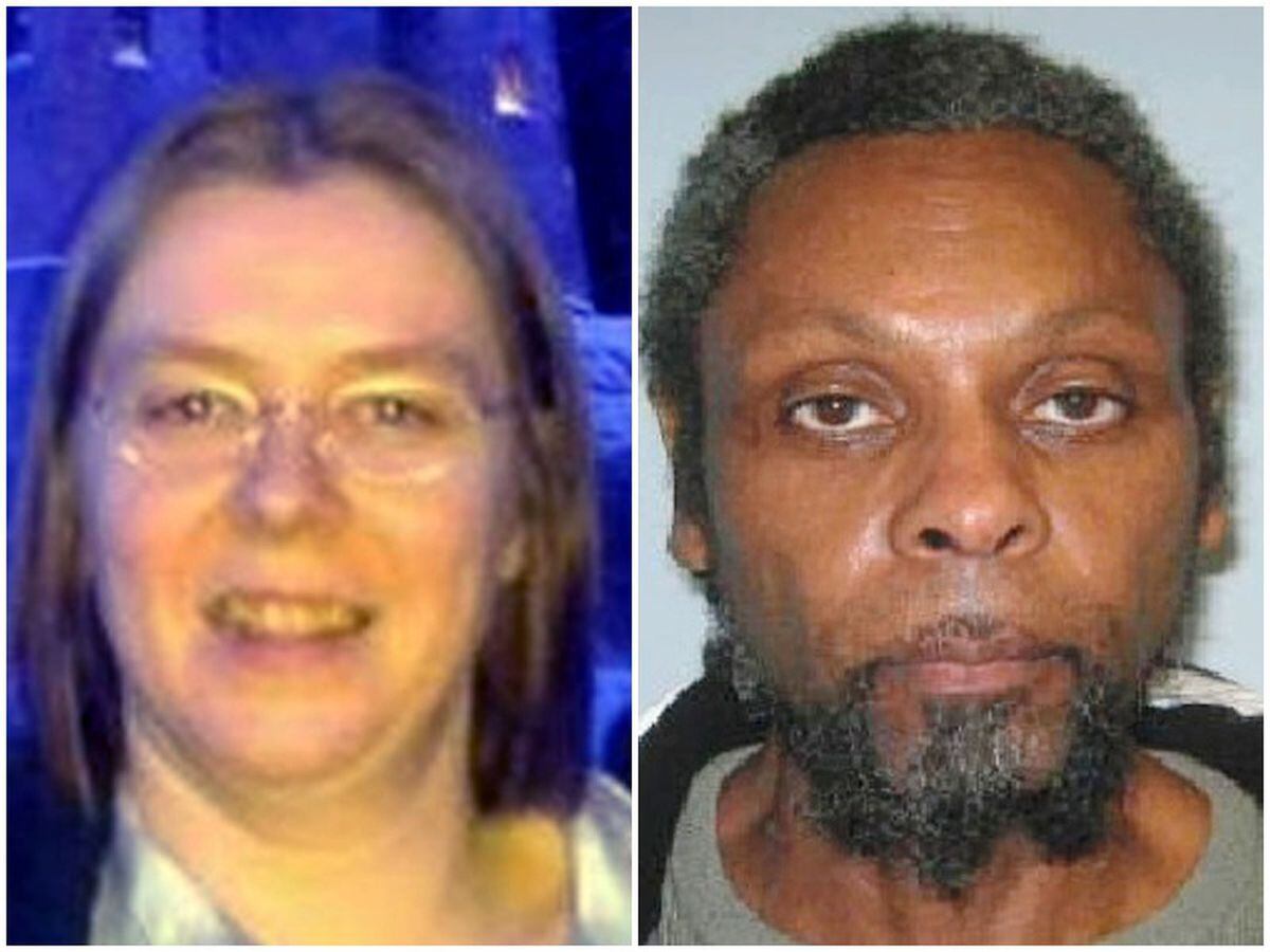 Lisa Skidmore, left, and her killer Leroy Campbell