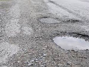 Potholes are a constant problem
