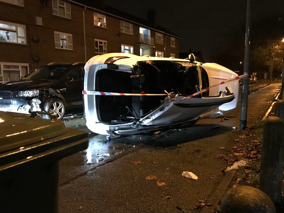 The crash happened in Willenhall. Picture by Martyn John Wulfran