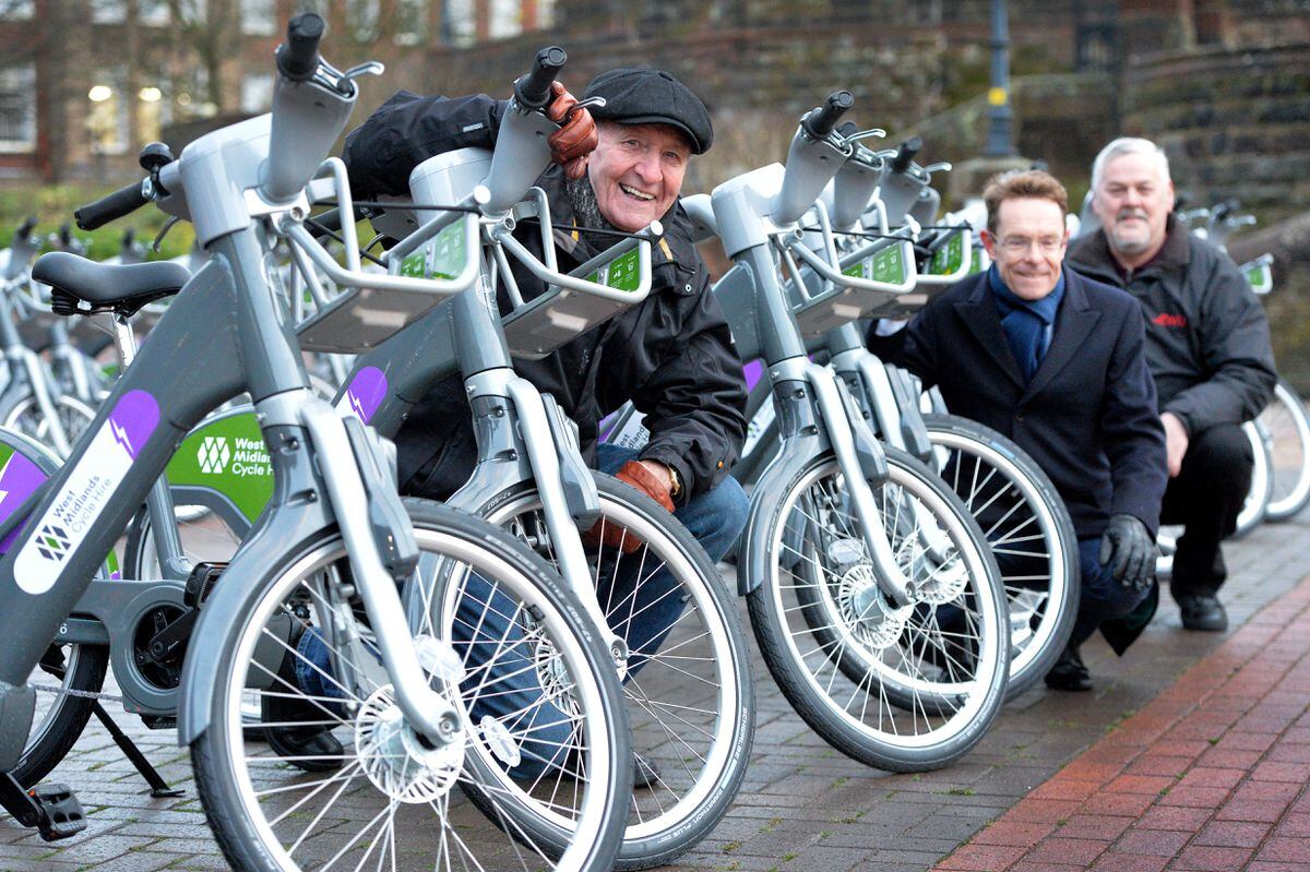 There will be 150 e-bikes for hire across the Black Country