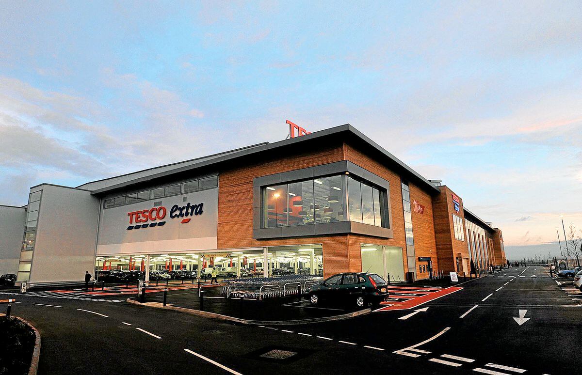 The Tesco Extra at Burnt Tree Island, Dudley