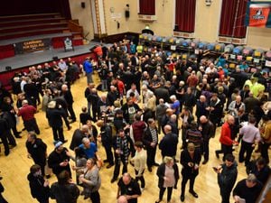 The Dudley Winter Ales Fayre in 2015 taking place at the Dudley Concert Hall