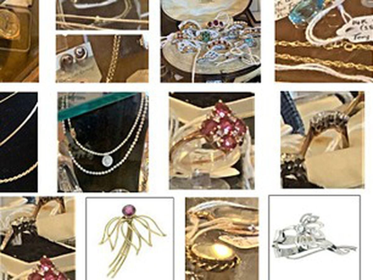 Some of the missing jewellery