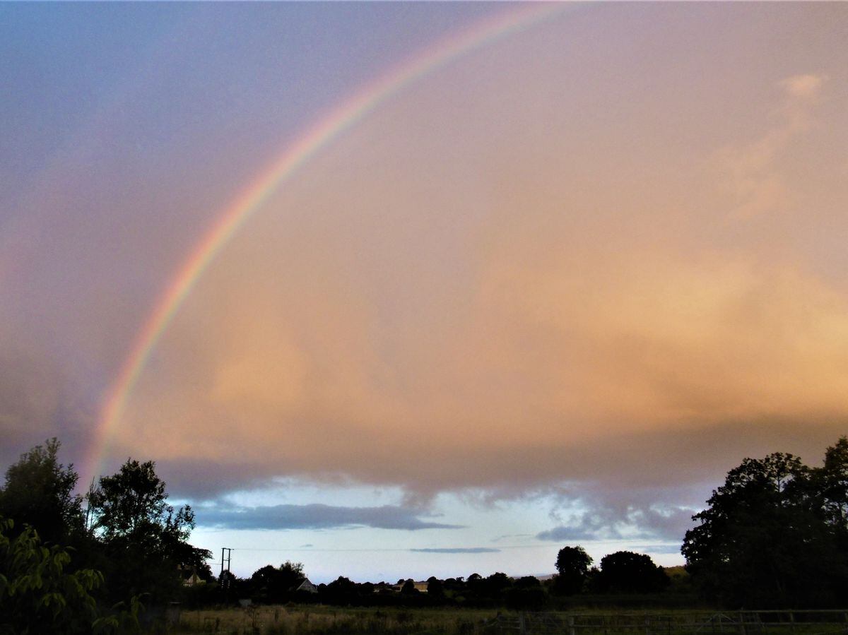 A stunning picture taken in Rushbury, Shropshire on September 16 (Photo courtesy: Peter Steggles). 