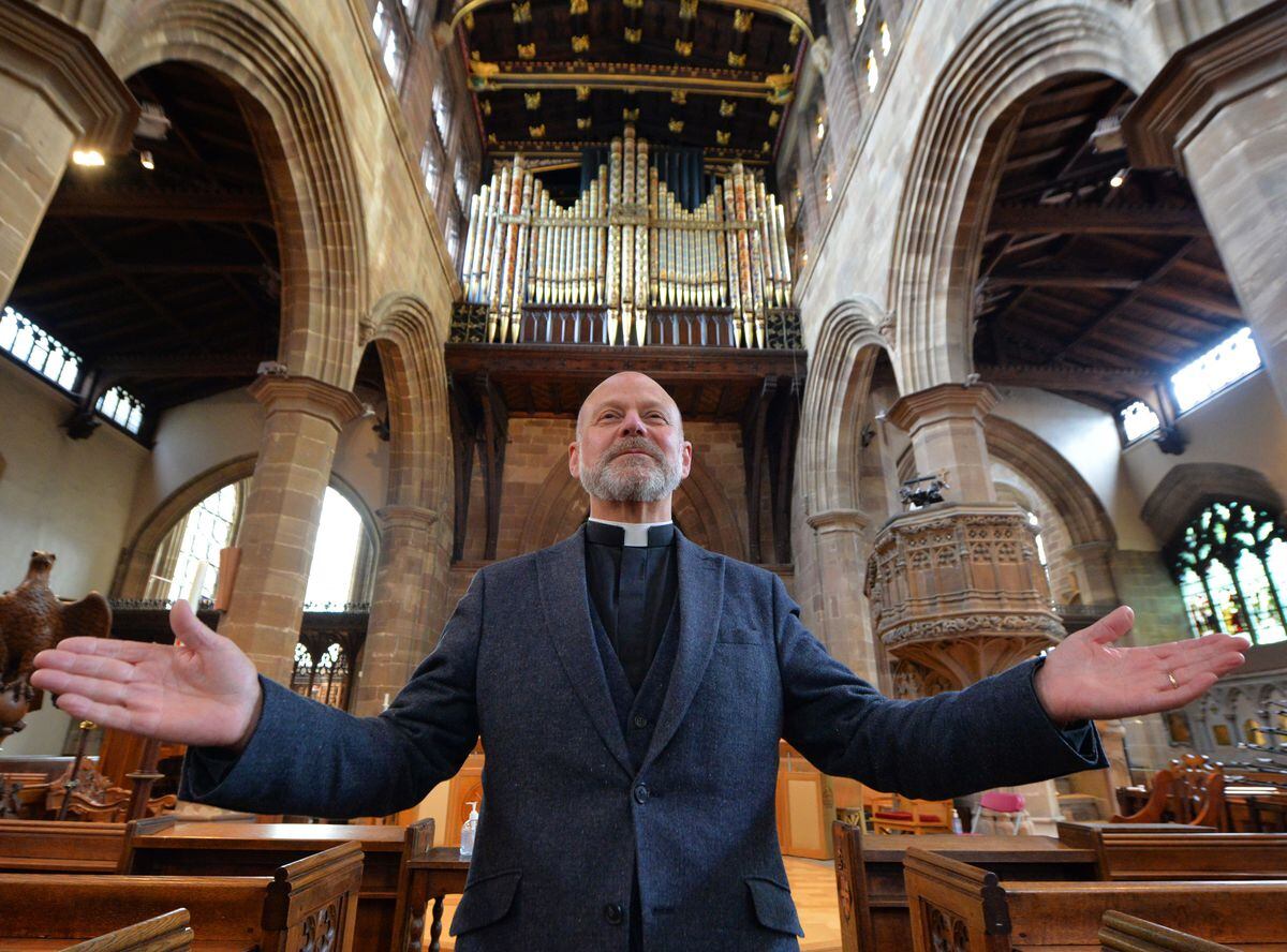 Rev. David Wright said he was excited about hearing the organ at the festival