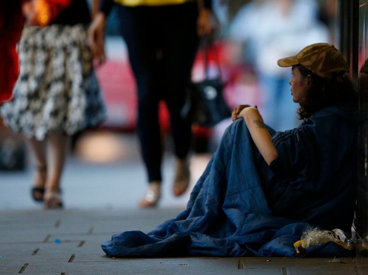 The number of rough sleepers is rising