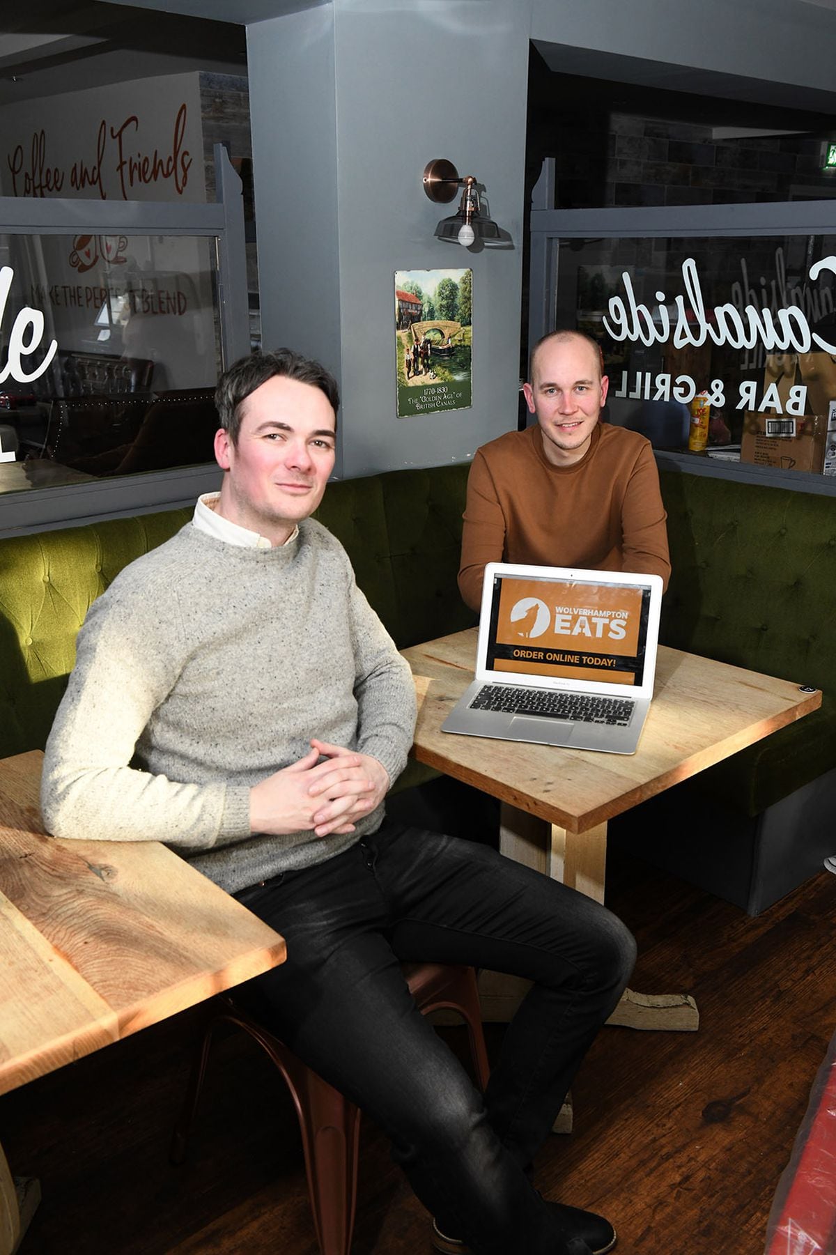 Matt Brown and Ben Woodall, founders of Wolverhampton Eats