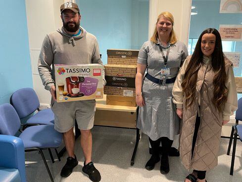 Couple donate coffee machine to Wolverhampton bereavement suite