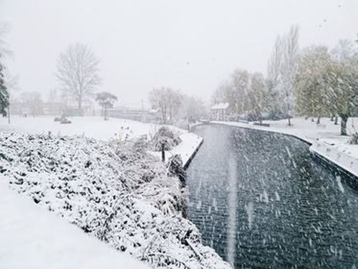 Snow in Wolverhampton. Photo: George Huntbatch
