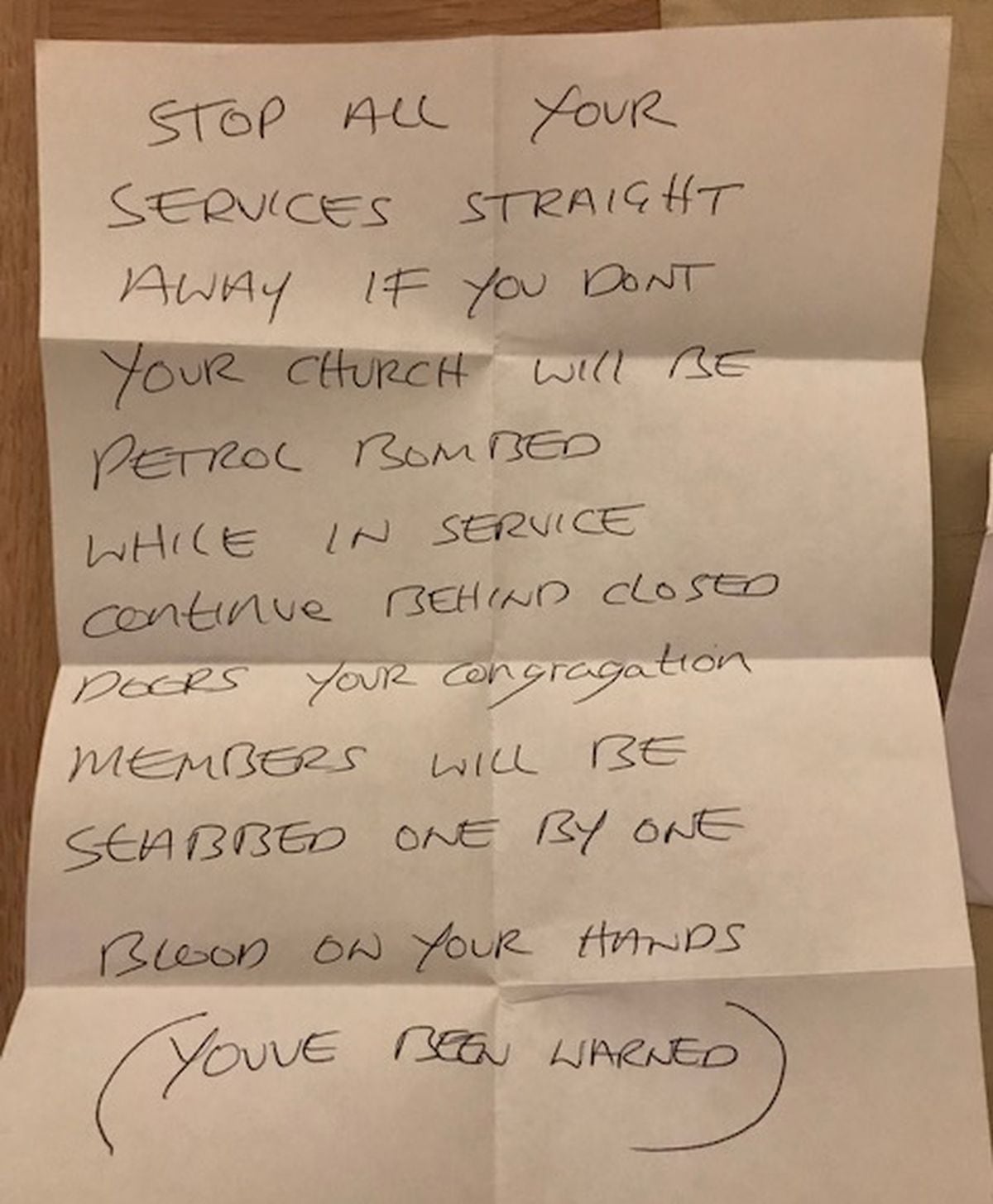 Letters threatening petrol bombings sent to West Midland churches ...