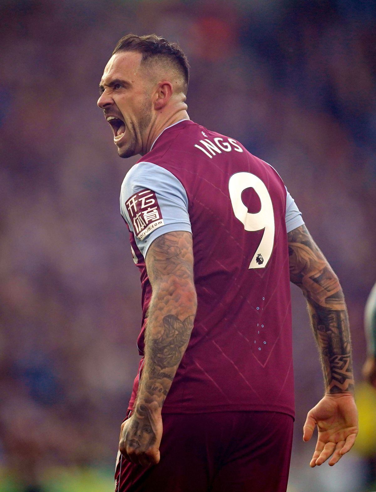 
              
Aston Villa's Danny Ings celebrates scoring their side's second goal of the game  during the Premier League match at the American Express Community Stadium, Brighton. Picture date: Sunday November 13, 2022. PA Photo. See PA story SOCCER Brighton. Photo credit should read: John Walton/PA Wire.


RESTRICTIONS: EDITORIAL USE ONLY No use with unauthorised audio, 
video, data, fixture lists, club/league logos or "live" services. Online in-match use limited to 120 images, no video emulation. No use in betting, games or single club/league/player publications.
            
