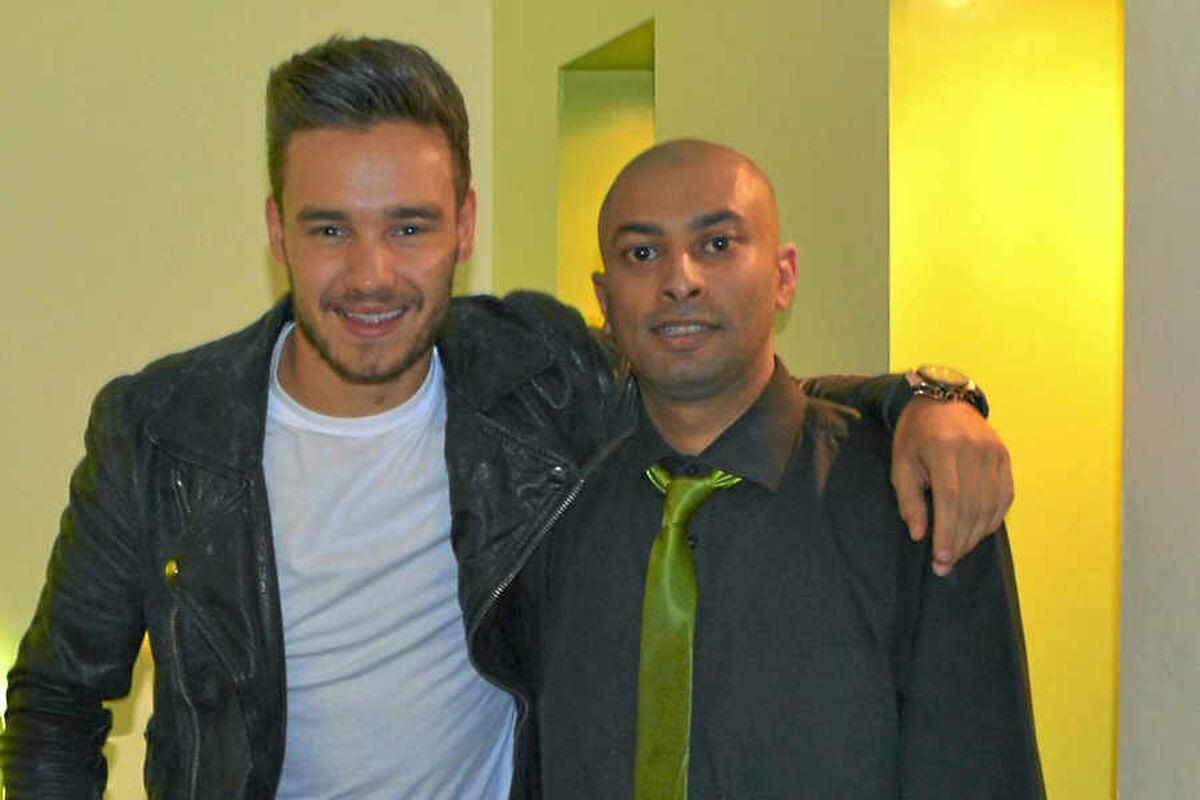 One Direction star Liam Payne visits Wolverhampton curry restaurant