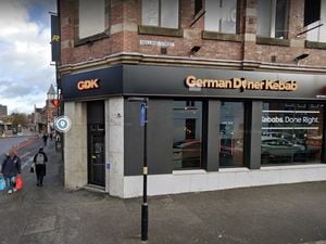 Police have temporarily forced the closure of German Donor Kebab in Sutton Coldfield. Photo: Google.