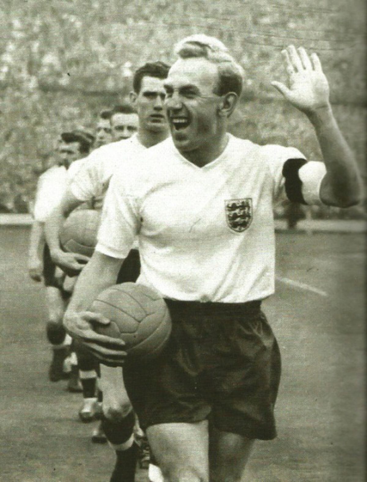 Billy Wright captained England and won 105 caps for his country