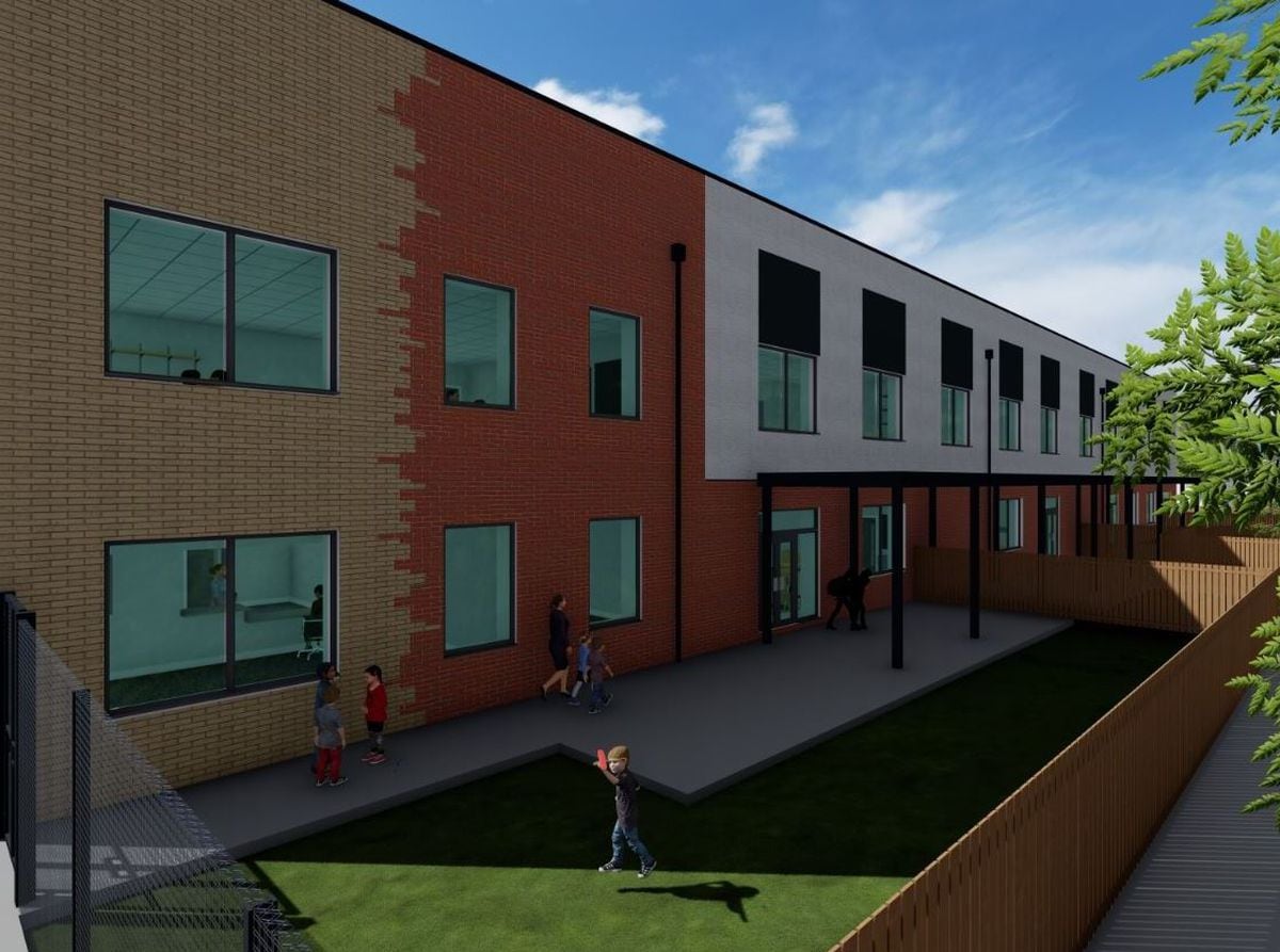 An artist's impression of what the new Wednesfield Technology Elementary School on Litchfield Road might look like.Image: Q&A event