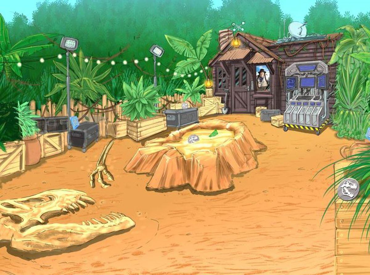 A first look at the Andy's Adventures Dinosaur Dig attraction at CBeebies Land at Alton Towers Resort