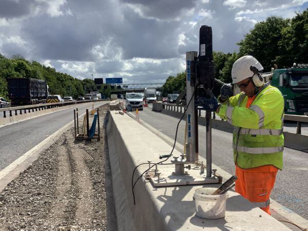 The work is taking place on the M6 between Junctions 4 and 6. Photo: National Highways