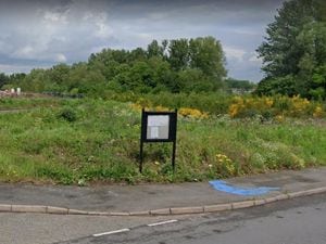 Overgrown land in Canalside Close, Blakenall, Walsall where new homes are set to be built. Photo: Google