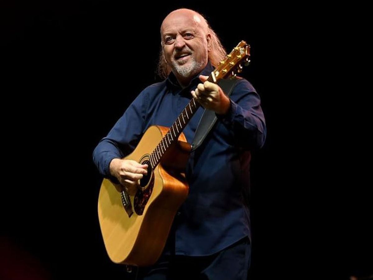 Bill Bailey on stage