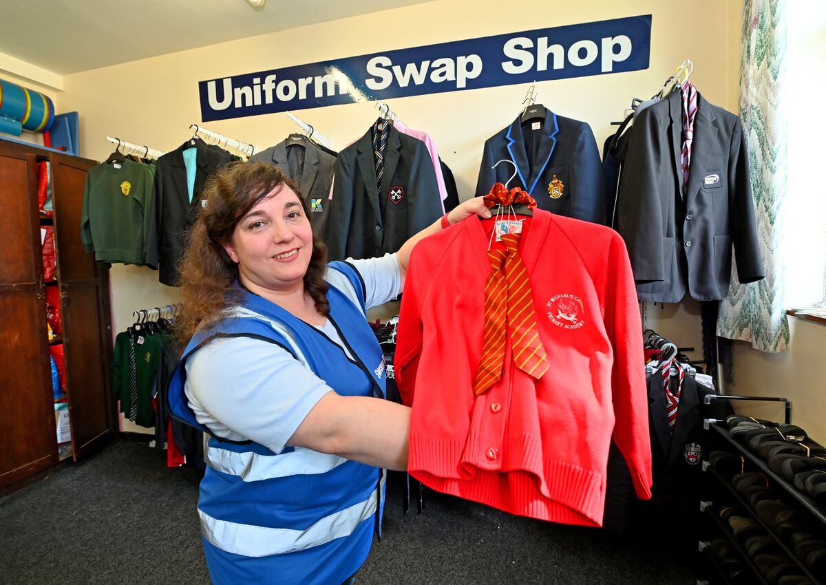 Rosalind Shaw runs the uniform swap shop