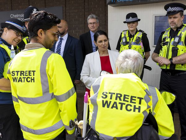 Home Secretary Priti Patel has been visitng the region to find out how the police are preparing for the Commonwealth Games. Photo: @WestMidsPCC