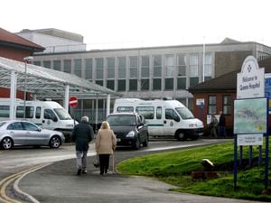 Queens Hospital in Burton-upon-Trent, Staffordshire.