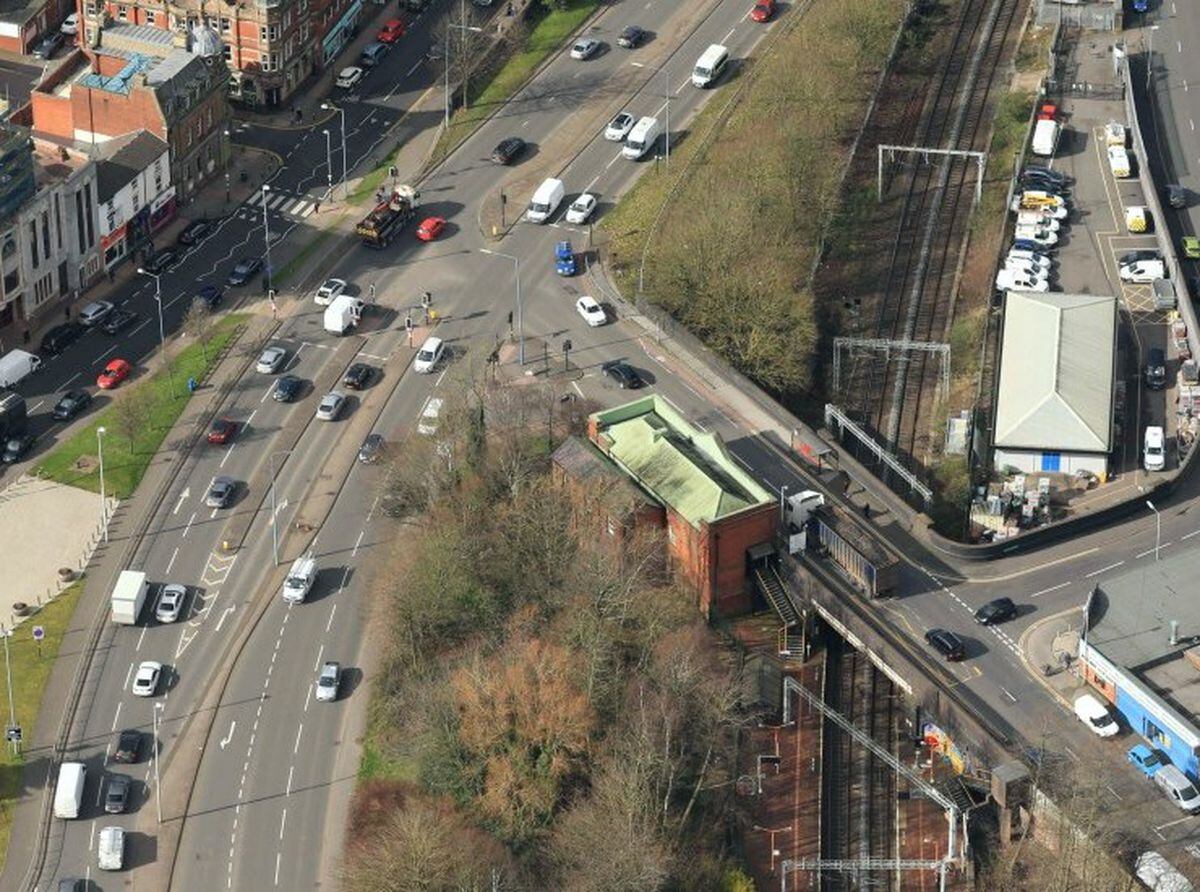 Smethwick Rolfe Street aerial view. Photo: Network Rail Air Operations