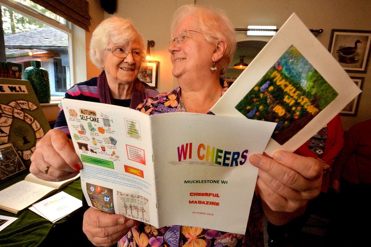 P. Bourne and Sue Simmons. Sue made this regular magazines during lockdown, with stories and jokes to keep up the spirits of the group
